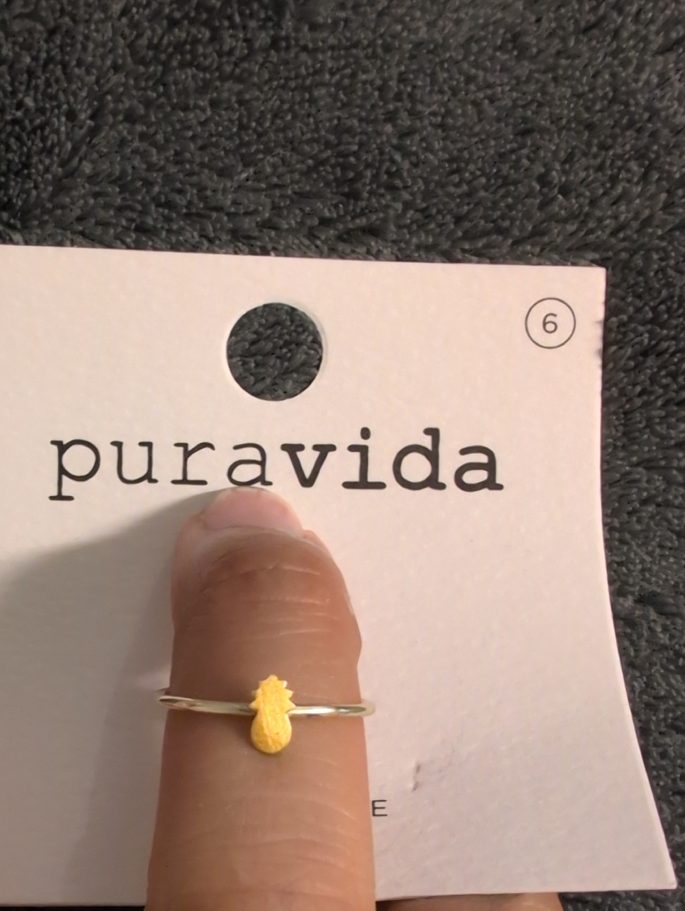 NWT Pura Vida Mini Pineapple Ring